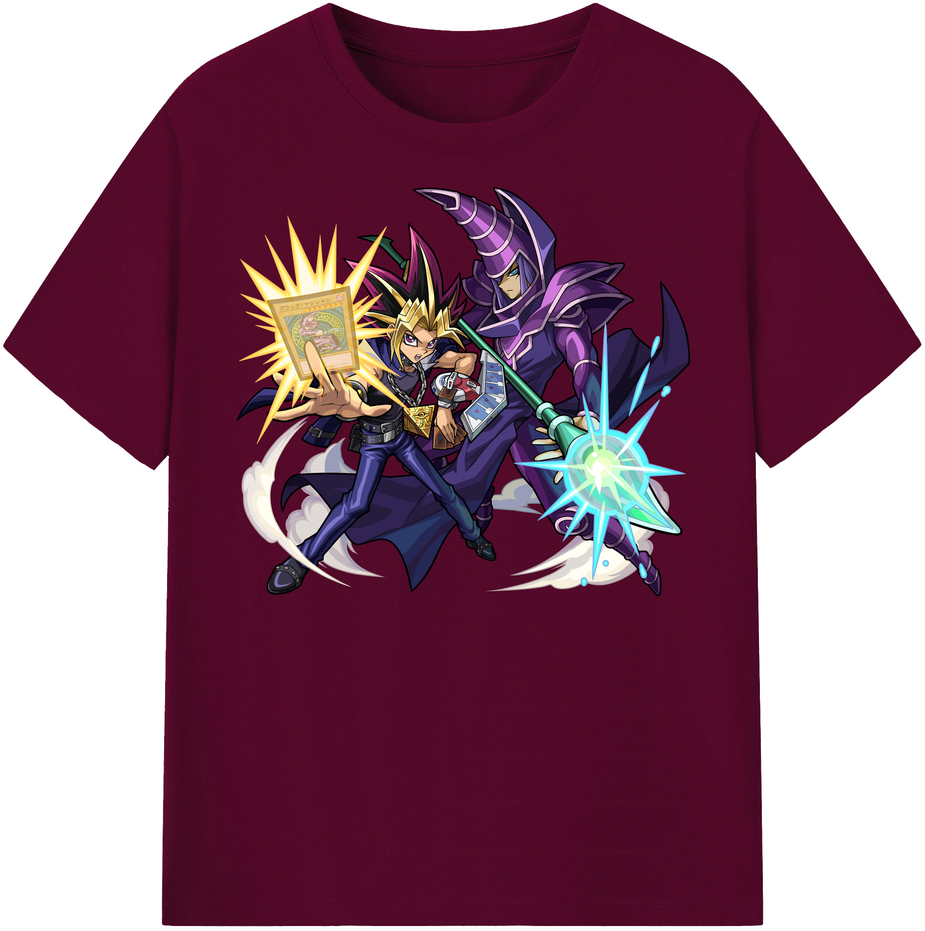 （画像用） 遊☆戯☆王 Yu-Gi-Oh! レディースカジュアルプリントTシャツ（綿100％）